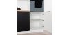Obrazek Szafka kuchenna Denis w80okgr/560 czarny mat/biały 