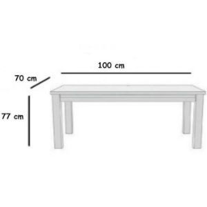 Obrazek Stół ST29 100X70 dąb sonoma X