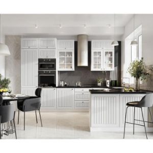 Obrazek Szafka Kuchenna Irma D15 Cargo + Kosz Biały Groszek Mat