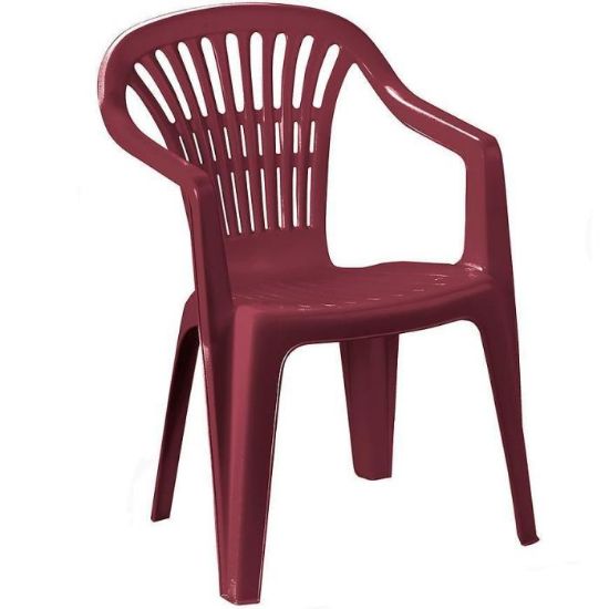 Obrazek Krzesło ogrodowe plastikowe Scilla burgund