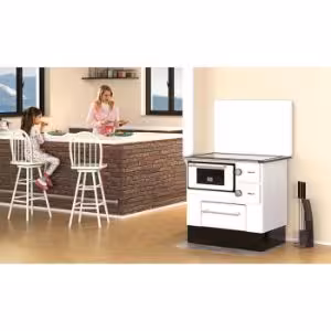 Obrazek Kuchnia Regular 46 Eco biała 8 kW lewa