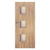 Obrazek Drzwi wewnętrzne Trio 3*3 70P Dąb Sonoma L2