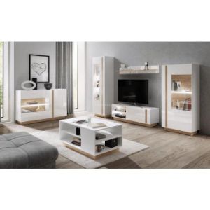 Obrazek Meblościanka Arco biały+dąb grandson