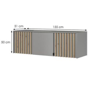 Obrazek Nadstawka Nelly 3d Szary/Lamela Artisan