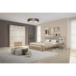 Obrazek Szafa 2d Gala dp2/gl pacific walnut/beige