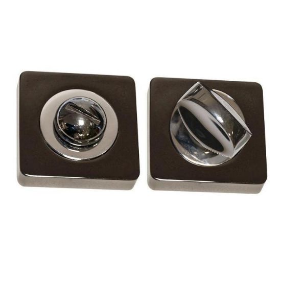 Obrazek Szyld kwadrat 2 WC nik/czarny