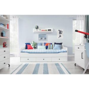 Obrazek  Łóżko Bergen Be 13 Biały Lux/Biały Połysk 