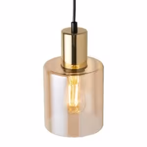 Obrazek Lampa wisząca Sierra gold/bursztyn 6665 LW1 