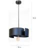 Obrazek Lampa Twist 2705/Z-B-1 Czarna LW1