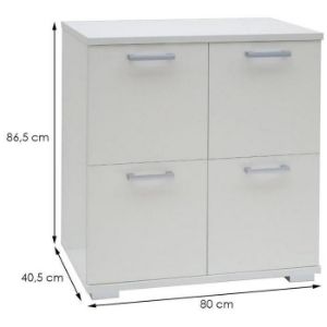 Obrazek Komoda Polaris 4d Biały