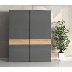 Obrazek Szafa 2d Onyx pk181/on pacific walnut/anthracit