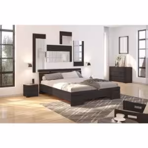 Obrazek Łóżko bukowe Skandica Sparta maxi 140X200 cm. palisander 