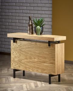 Obrazek Konsolka Joachim dąb naturalny/czarny