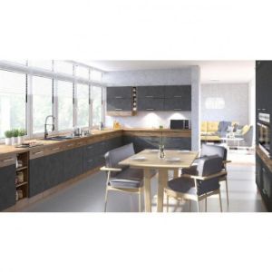 Obrazek Szafka kuchenna VIGO grafit mat 40D 1F BB
