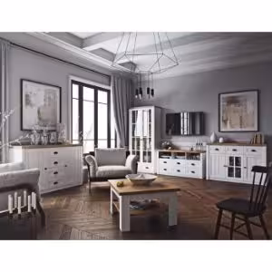 Obrazek Łóżko Prowansja L1 sosna andersen/dąb lefkas ciemny