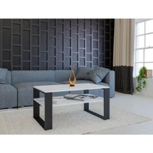 Obrazek Stolik kawowy Hart 1P biały/czarny