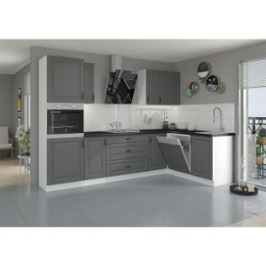Obrazek Szafka kuchenna Stilo dustgrey/biały 80zl 2f bb