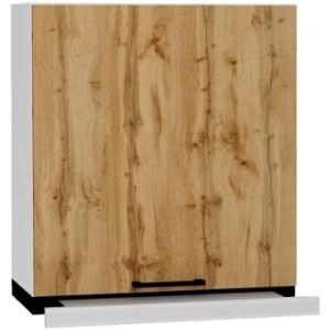 Obrazek Szafka kuchenna Bono W60/68 Slim Pl z okapem srebrnym D 