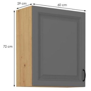 Obrazek Szafka kuchenna Stilo dustgrey/artisan 60g/72 1f