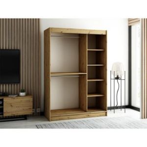 Obrazek Szafa Lamelo 1 150 Dąb Artisan/Czarny