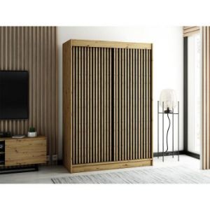 Obrazek Szafa Lamelo 1 150 Dąb Artisan/Czarny