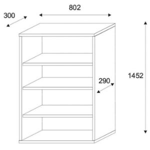Obrazek Regał Zoe II Artisan