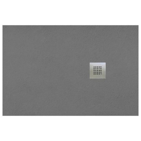 Obrazek Brodzik prostokątny Opal 170/80/2,6 szary