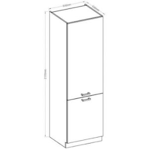 Obrazek Szafka kuchenna Bordeaux 60DK-210 2F