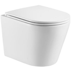 Obrazek Miska zawieszana bezkołnierzowa Axel z deską w-o