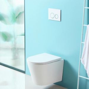 Obrazek Miska zawieszana bezkołnierzowa Axel z deską w-o