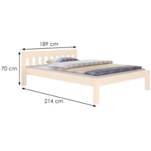 Obrazek Łóżko Pino 180x200 sosna surowa