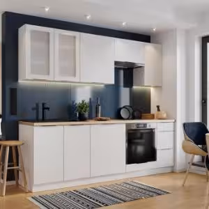 Obrazek Szafka kuchenna Denis w60 pl biały satyna mat/biały