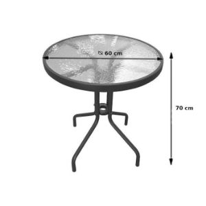 Obrazek Stół Bistro brązowy