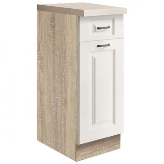 Obrazek Szafka Kuchenna Smart 1D Sonoma/Biały Mat