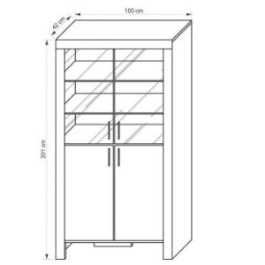 Obrazek Regał Cezar 3 sonoma