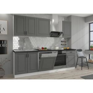 Obrazek Szafka kuchenna Stilo dustgrey/biały 60dp/210 2f