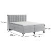 Obrazek Łóżko Arles Box Spring 140x200 Monolith 84