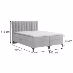 Obrazek Łóżko Arles Box Spring 140x200 Monolith 84