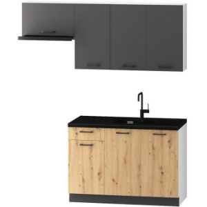 Obrazek Kuchnia Clara 180 szary grafit/artisan 