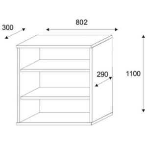 Obrazek Regał Zoe III Sonoma