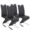 Obrazek Zestaw 4 Krzeseł Ben Black Dc-99