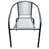 Obrazek Krzesło ogrodowe metalowe czarne