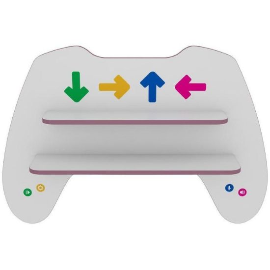 Obrazek Półka Matrix I biały/fiolet