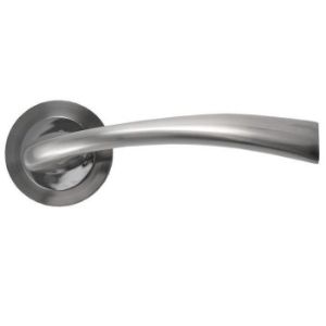 Obrazek Klamka Forza 2 rozetowa okr E3 nikel/satyna