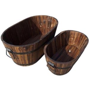 Obrazek Donica Drewniana 50x30x21 cm