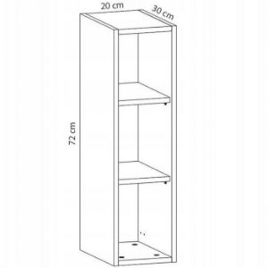 Obrazek Szafka kuchenna Gardena W20O grey