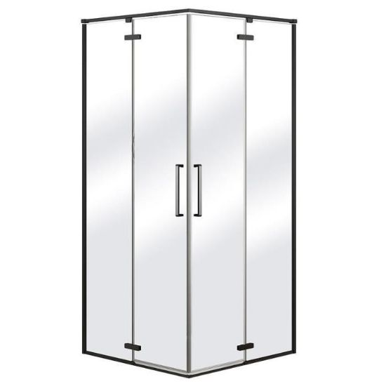 Obrazek Kabina prysznicowa kwadratowa Beta 90x90x195 black