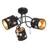 Obrazek Lampa 15448-3D czarno-złota LW3