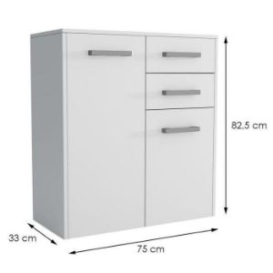 Obrazek  Komoda Scala 2D2S Biała 