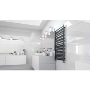 Obrazek Grzejnik łazienkowy ŁEZKA 3D Ł3D 22/50 CZARNY 